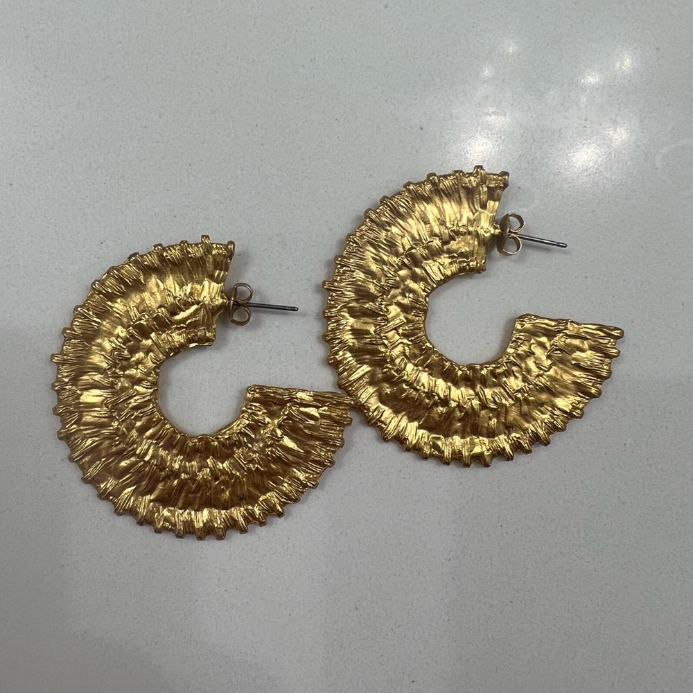 Zara gold hoops